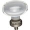 Jeffrey Alexander 1-5/8" Overall Length Brushed Pewter Football Glass Harlow Cabinet Knob G110L-BNBDL - alternate 4